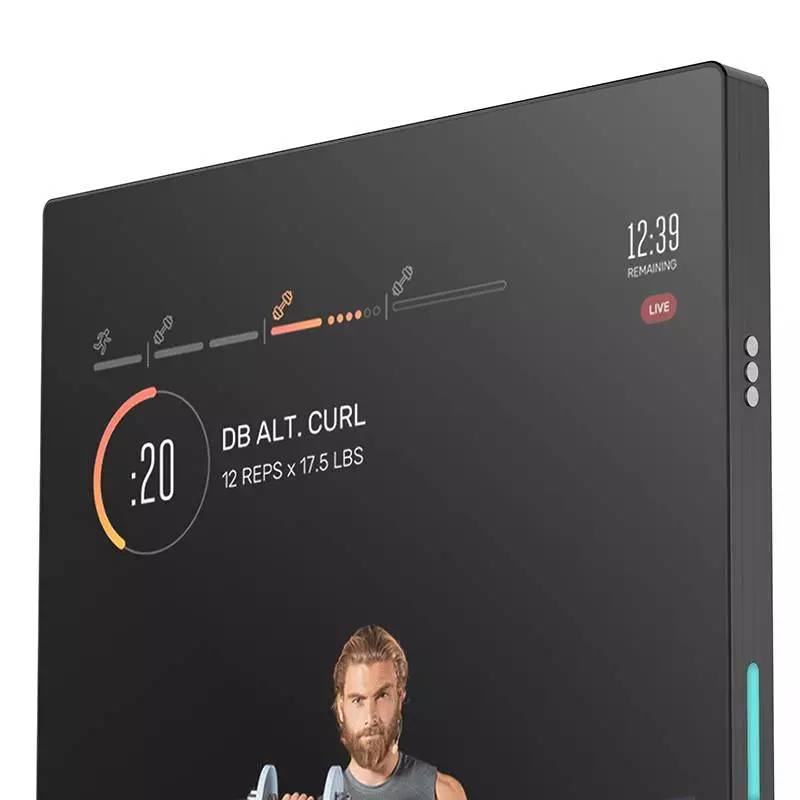 Smart home exercise mirror Android/Window smart fitness mirror AI artificial intelligence smart Gym Yoga dance Exercise mirror supplier