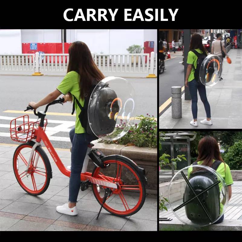 Holographic Advertising Machine Screen Small 3D Led Fan Backpack Sale Display Advertising LED Fan Display with Backpack supplier