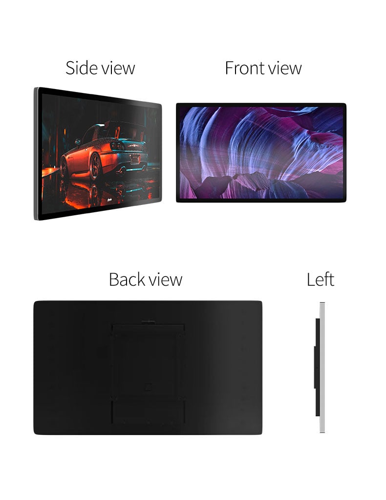 32 Inch Super Narrow Frame Android Smart TV LCD Screen Advertising Players Digital Signage for Wall Mount details