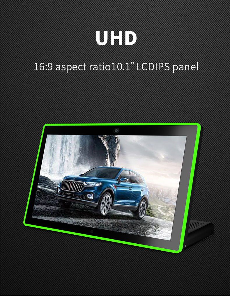 RK3288 Android 8.1 IPS 10 Points Touch Screen Feedback L Type 10 Inch Tablet PC for Bank Hotel Restaurant Taxi factory