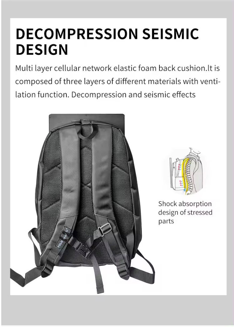 Portable Poster 21.5 inch Mobile Digital Screen LCD Advertising Player Display Human Walking Backpack Billboard with Battery factory