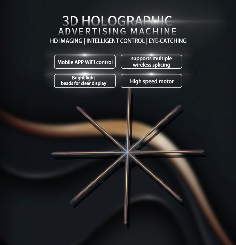 2024 New Hot 3D Hologram Fan 180cm Holo Synchronized Holographic Projector LED Displayer with WiFi for Advertising supplier