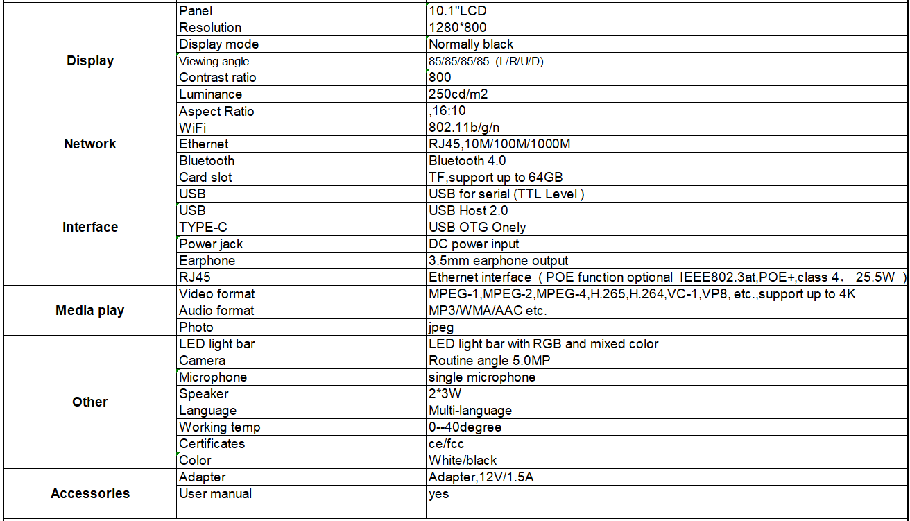 RK3288 Android 8.1 IPS 10 Points Touch Screen Feedback L Type 10 Inch Tablet PC for Bank Hotel Restaurant Taxi supplier