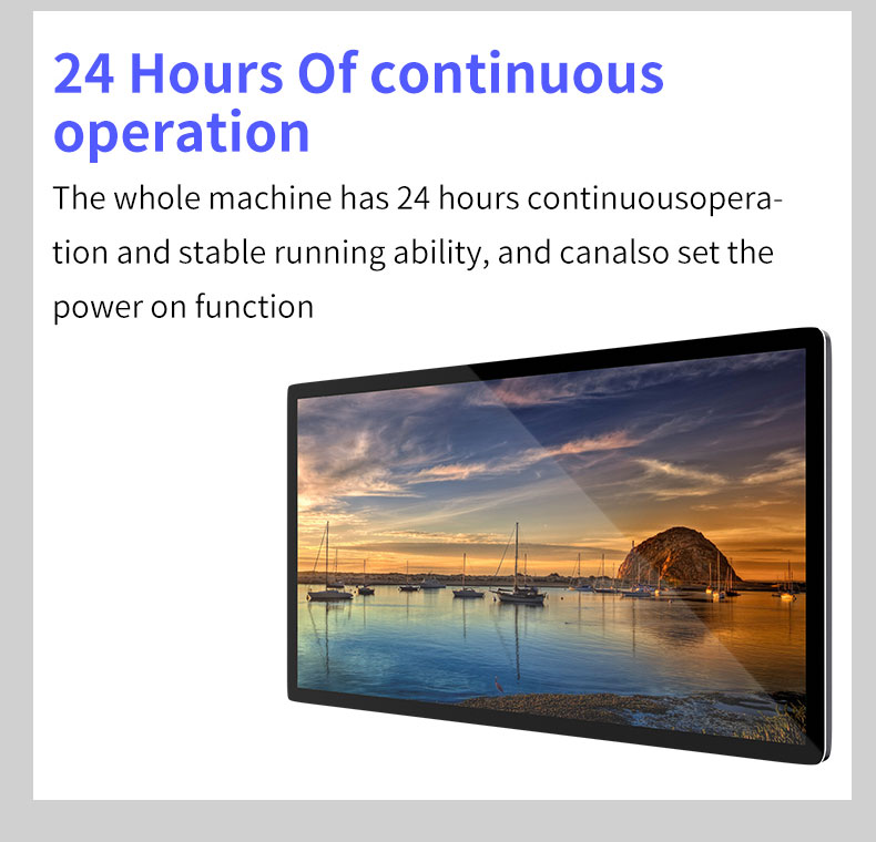 32 Inch Super Narrow Frame Android Smart TV LCD Screen Advertising Players Digital Signage for Wall Mount details