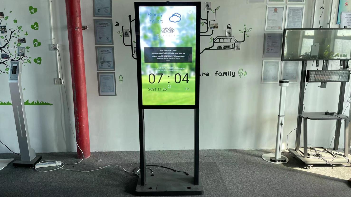 High quality LED backpack light box with battery portable walking billboard factory