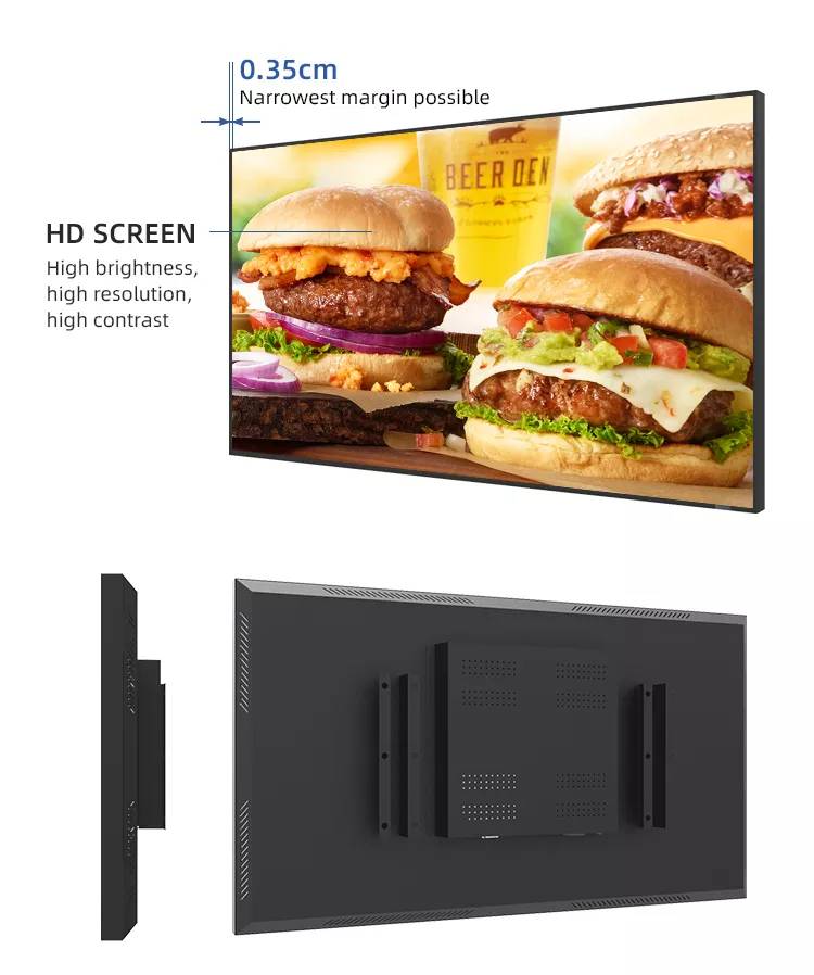 Commercial Ads display LED/LCD Advertising Player Wall Mount Media Player Digital Signage And Displays details