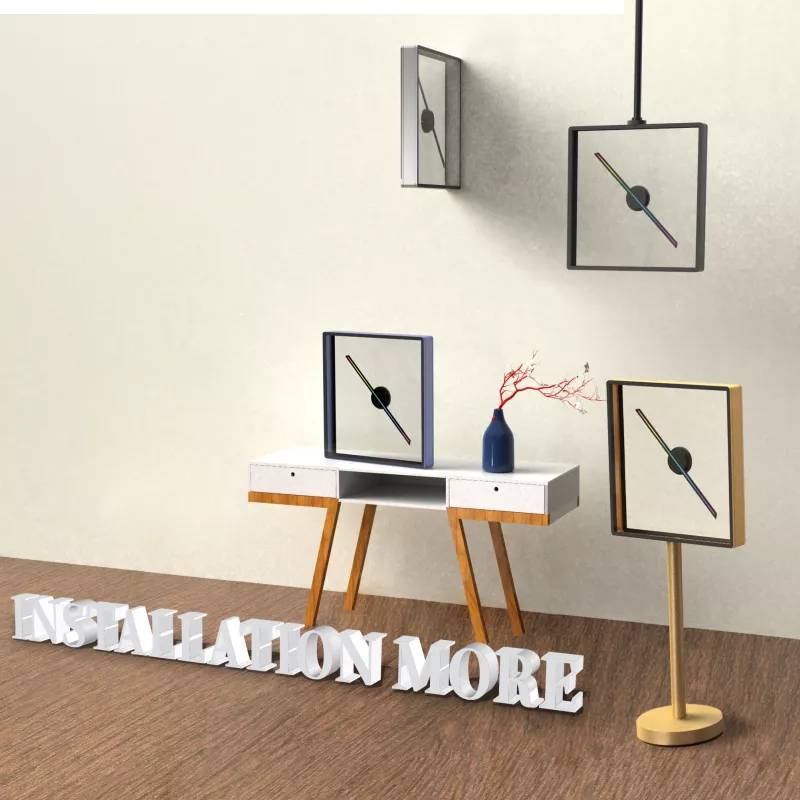 Direct factory 2023 New model 3d Hologram Display 52cm/65cm Hologram Fan 3d Holographic Display Hologram fan details