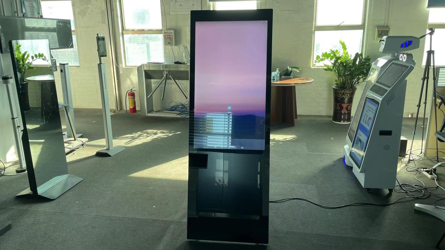 High quality LED backpack light box with battery portable walking billboard supplier