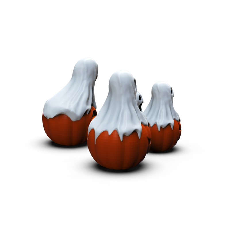 Halloween party home outdoor resin ghosts pumpkin statue ornaments gifts details