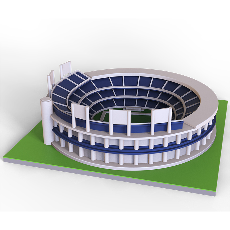 Custom mini souvenir miniature rugby stadium resin sculpture model supplier