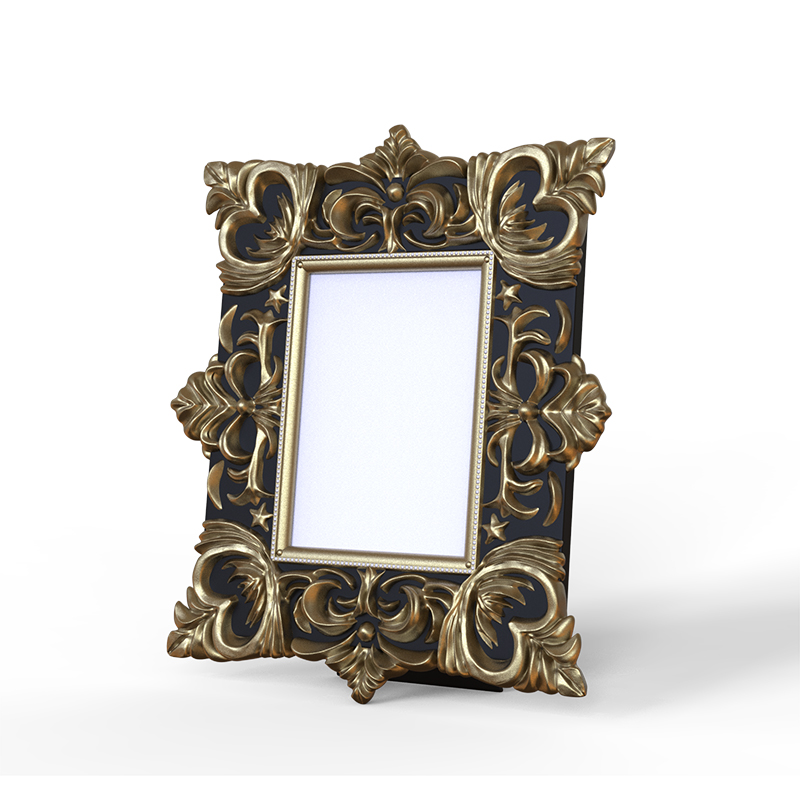 Nordic resin desktop vintage ornate wall A4 picture frame home decor supplier