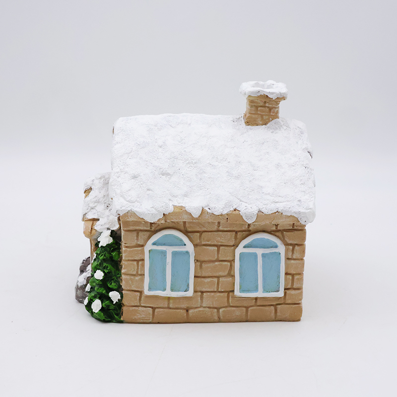 OEM Christmas ornament mini 3d model statues custom resin craft christmas house hanging miniature figurines home decor manufacture