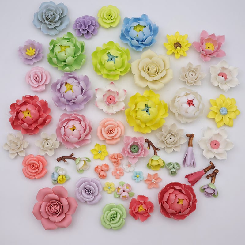 Handicraft home wall 3D art porcelain flower graves decorative supplier
