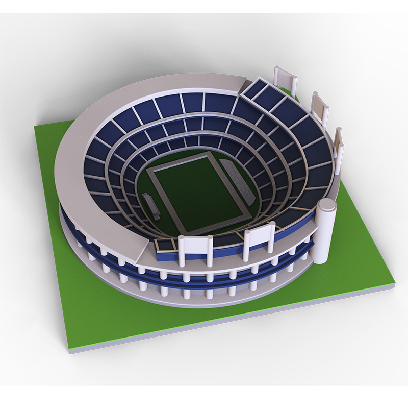 Custom mini souvenir miniature rugby stadium resin sculpture model manufacture