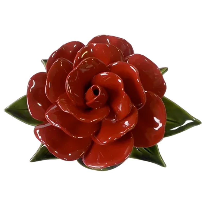 Handicraft home wall 3D art porcelain flower graves decorative manufacture