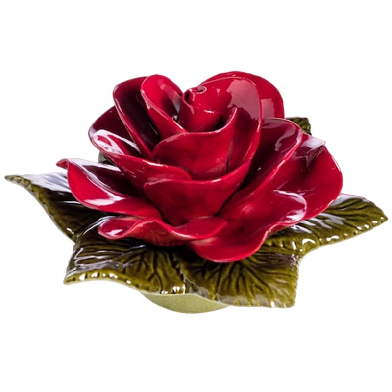 Handicraft home wall 3D art porcelain flower graves decorative details