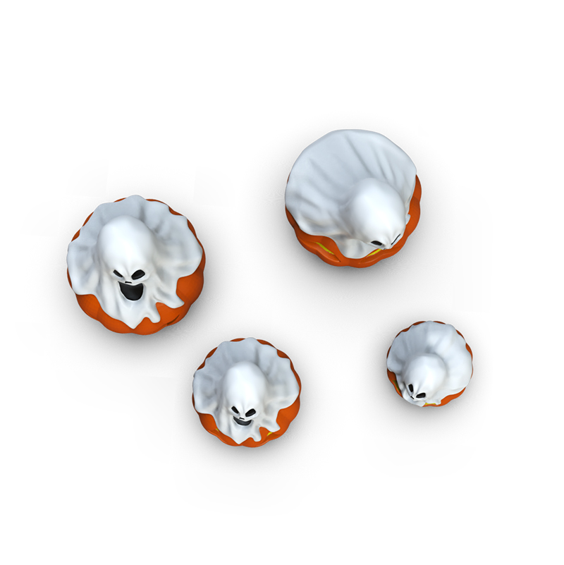 Halloween party home outdoor resin ghosts pumpkin statue ornaments gifts supplier