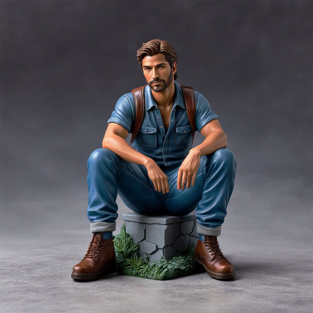 Home decoration collection pop mini 3d action character statues manufacture
