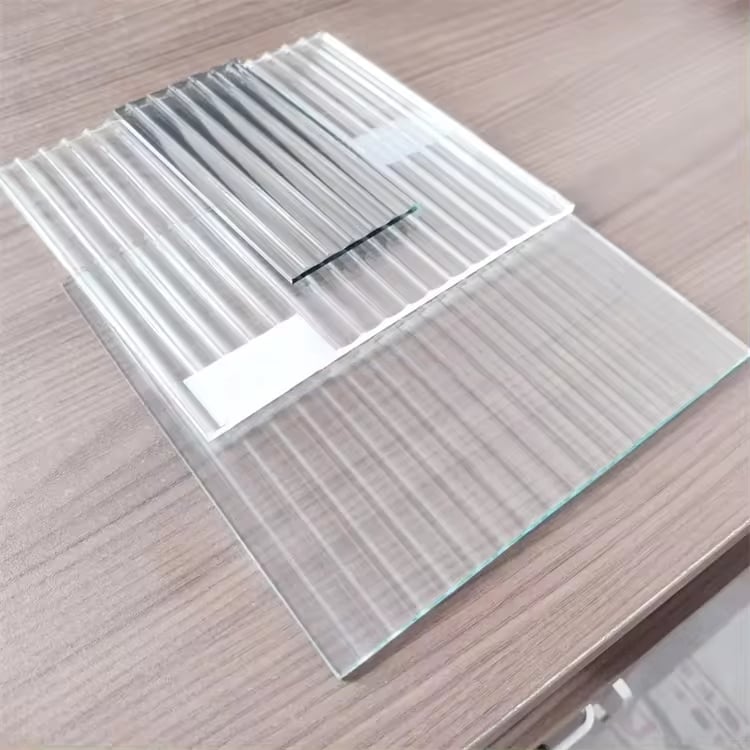 3mm-8mm Clear Low Iron Figured Patterned Glass Factory Price