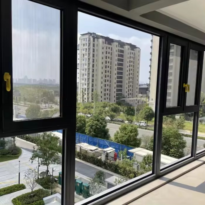 Energy Saving Hollow Glass Insulated Windows House Outswinging Casement Window