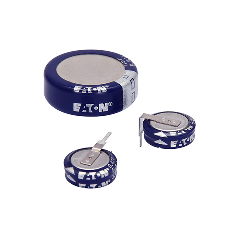 Ultrakondensatory z komórek monetarnych serii KR 5.5V 0,1F do 1,5F Superkondensatory Eaton
