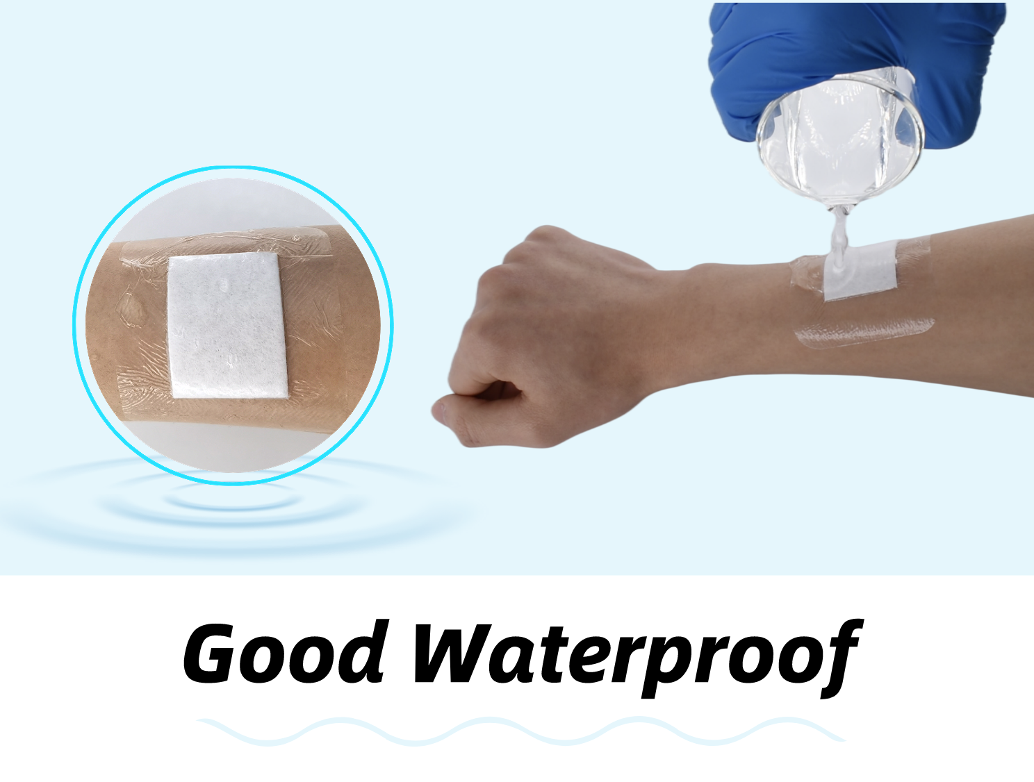 Anthrive Factory Adhesive Hypoallergenic Hydrogel Collagen Sterile Silicone Foam Absorbent Pad Non Woven Wound Dressing factory