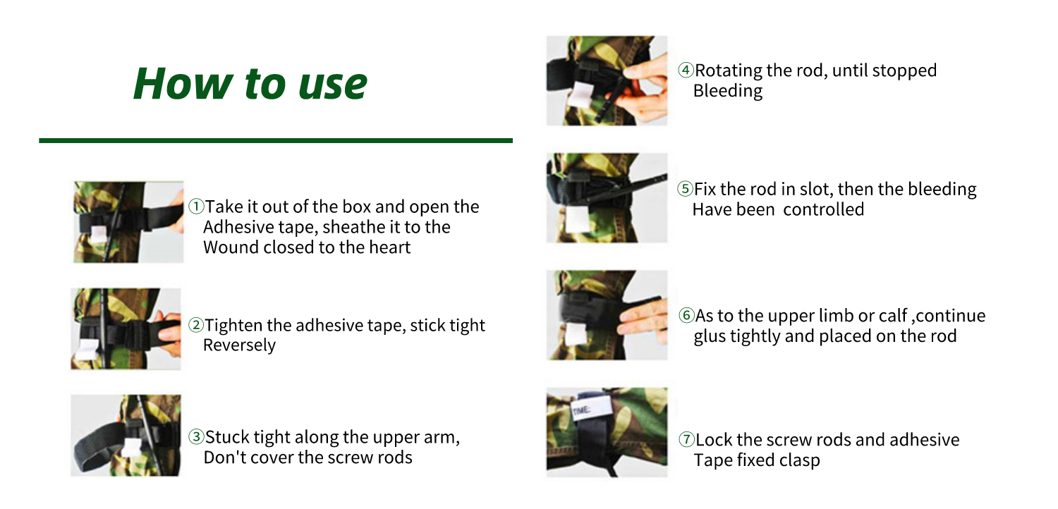 Anthrive Medical CE ISO Disposable Nylon Survival Trauma First Aid Combat Hemostatic Emergency Cat Tactical Tourniquet supplier