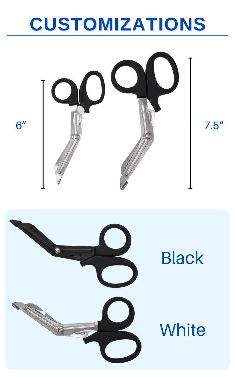 Anthrive 6inch First Aid Outdoor Stainless Steel Non-Stick Scissors Medical Bandage Scissors EMT Trauma Shears factory