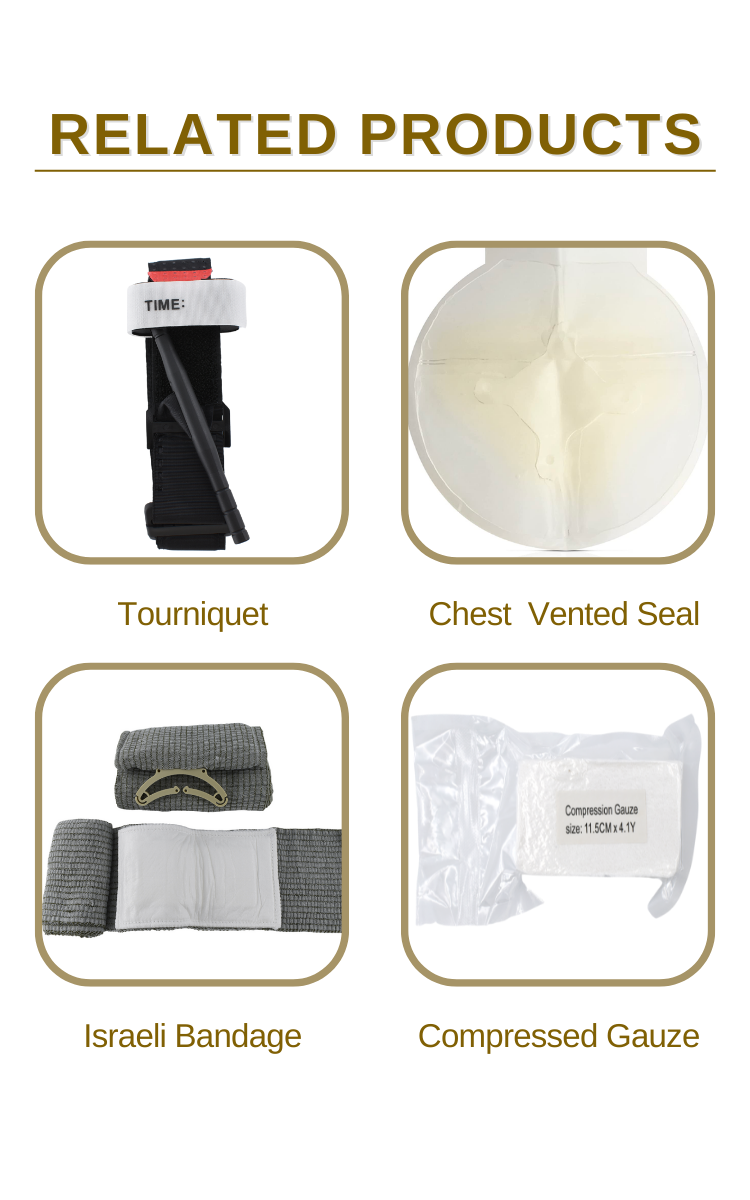 Anthrive Simple Medical Waterproof Molle Survival Tactical Bag Emergency First Aid Kit Combat Trauma Ifak Pouch details