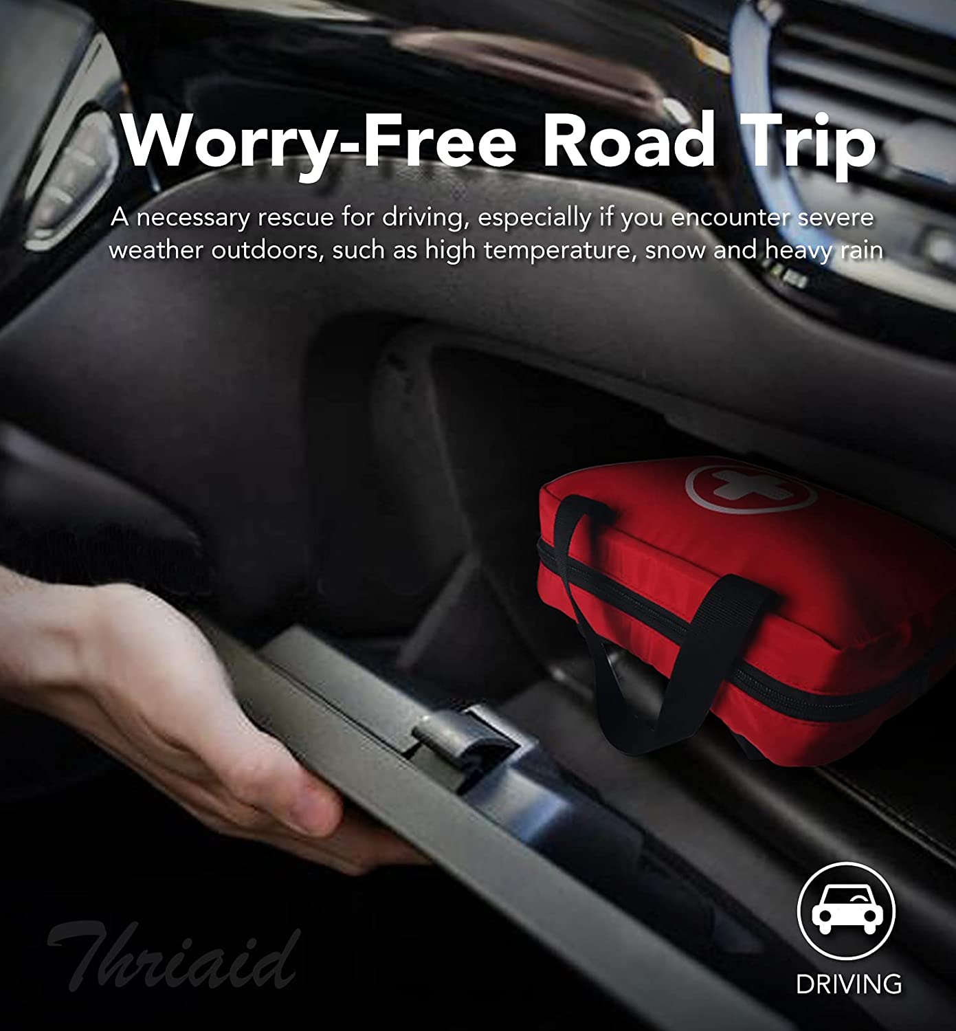 Anthrive Custom Medical Supplies Portable Waterproof Emergency Bag First Aid Kit For Home Outdoor Car Travel factory