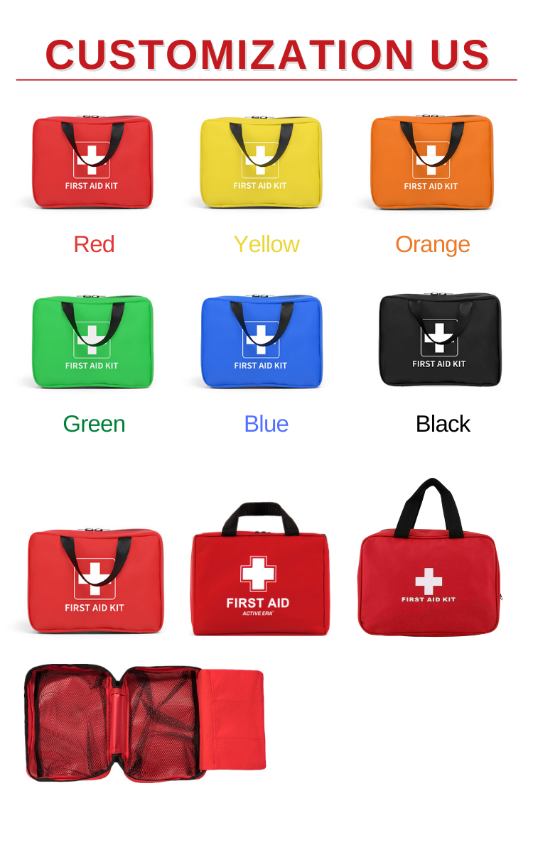 Anthrive OEM 220 Pieces Medical Supplies Portable Waterproof Survival Emergency Kids School Outdoor Home First Aid Kit supplier