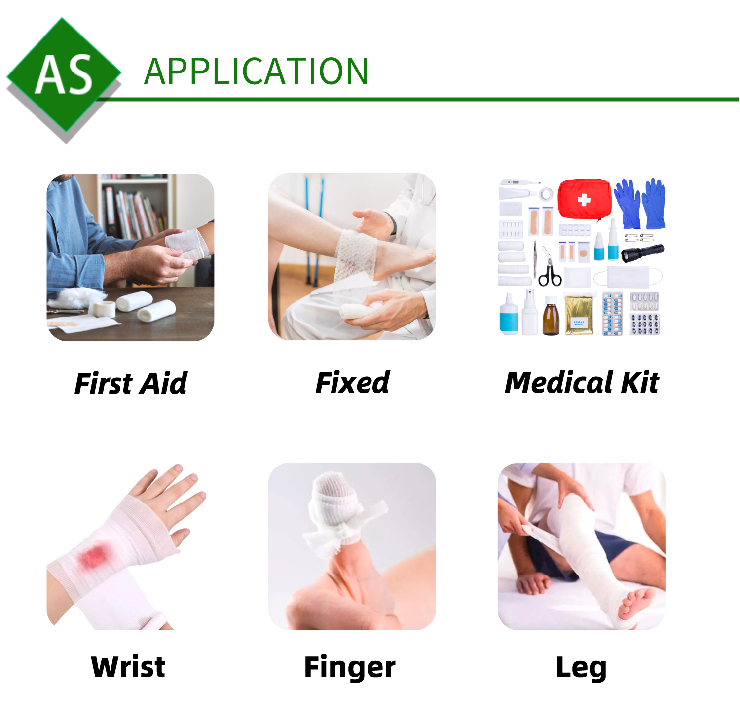 Anthrive Professional Manufacturer OEM Size Medical Elastic First Aid Sterile Conforming Pbt Gauze Bandage details