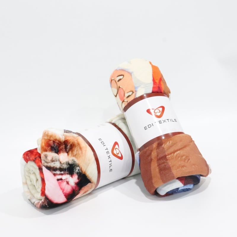 Santa Claus Digital Printing Flannel Blanket details