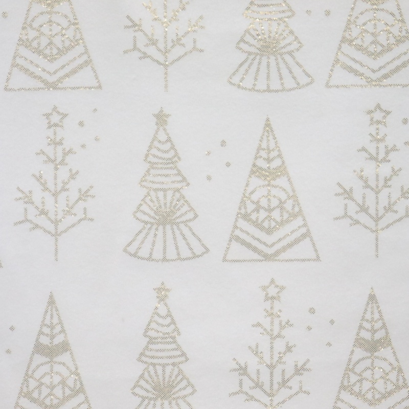 Christmas Elements Foiling Polar Fleece Fabric supplier