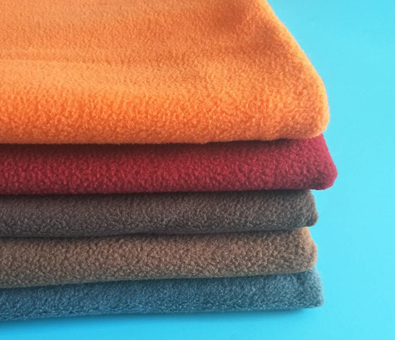 100% polyester polar fleece with anti pilling hometextile Knitting ningbo garment cheap polar fleece fabric manufacture