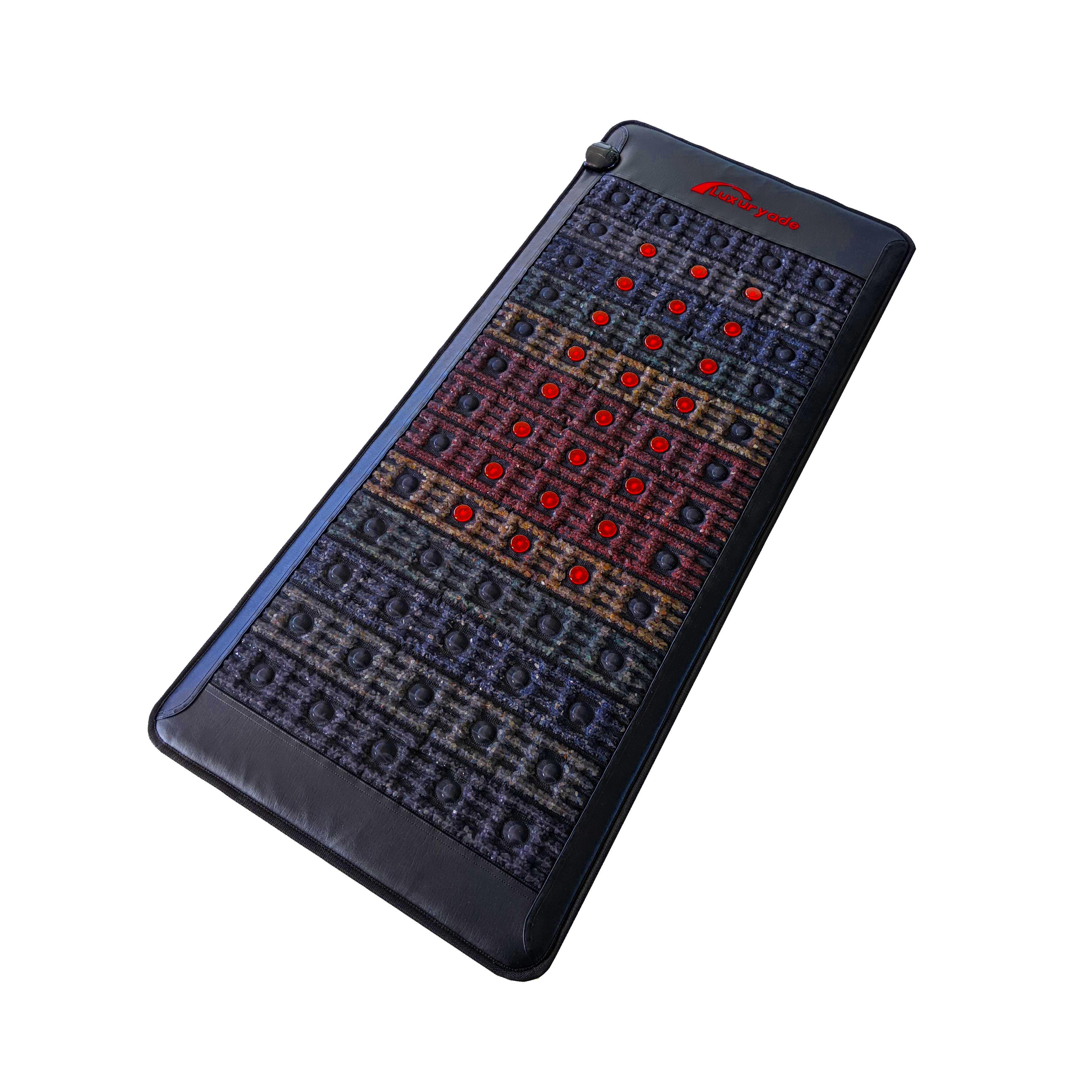 Luxuryade B50 Biomat Crystal Mat Far Infrared Mattress Healing Heat Pad Bio Therapy Amethyst Pillow factory