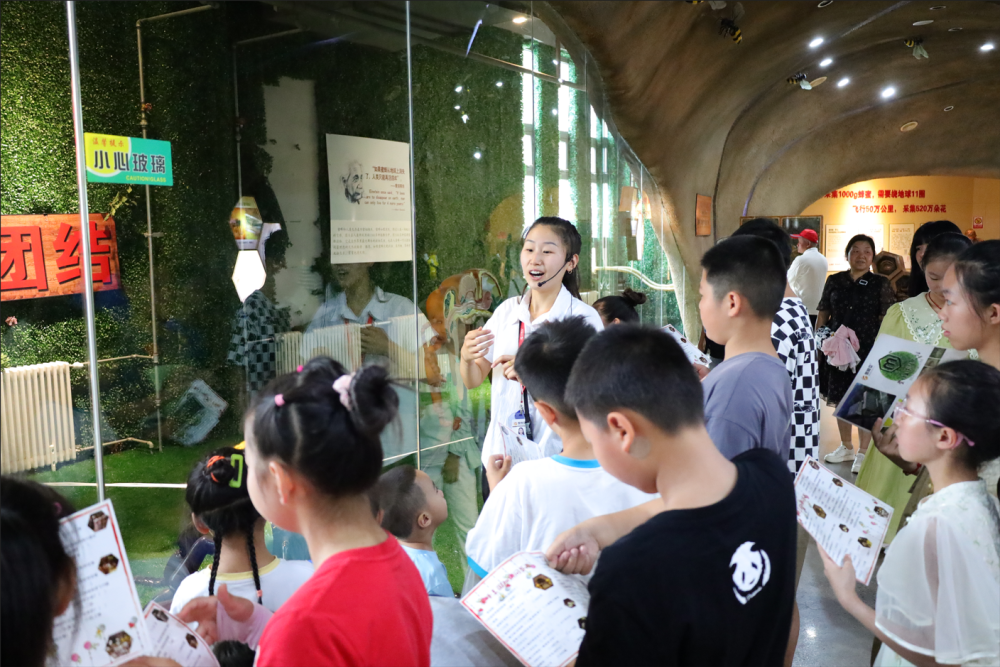 Parent -child tourism of Bee Kingdom Museum from Hunan, Guizhou, and Yunnan