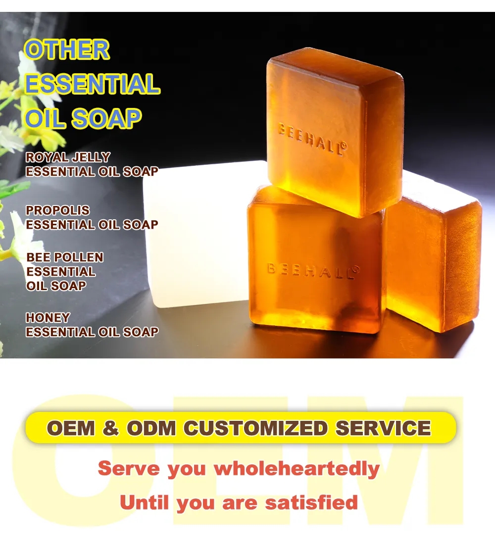Handmade Propolis Essential Oil Soap manufacture