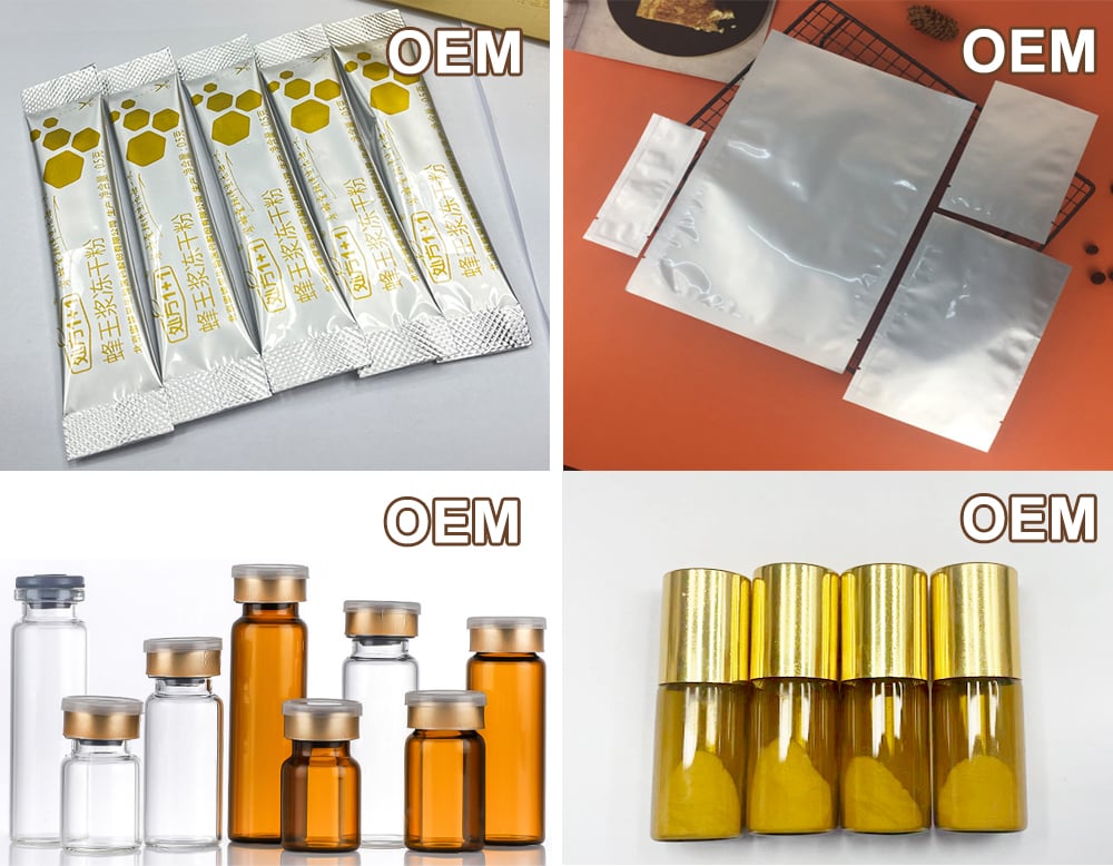 NOP EOS Lyophilized Royal Jelly Powder Pure Royal Jelly Extract manufacture