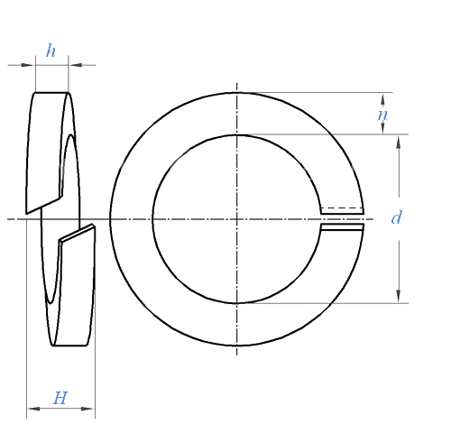 图片3 DIN 7980 Spring Lock Washers details
