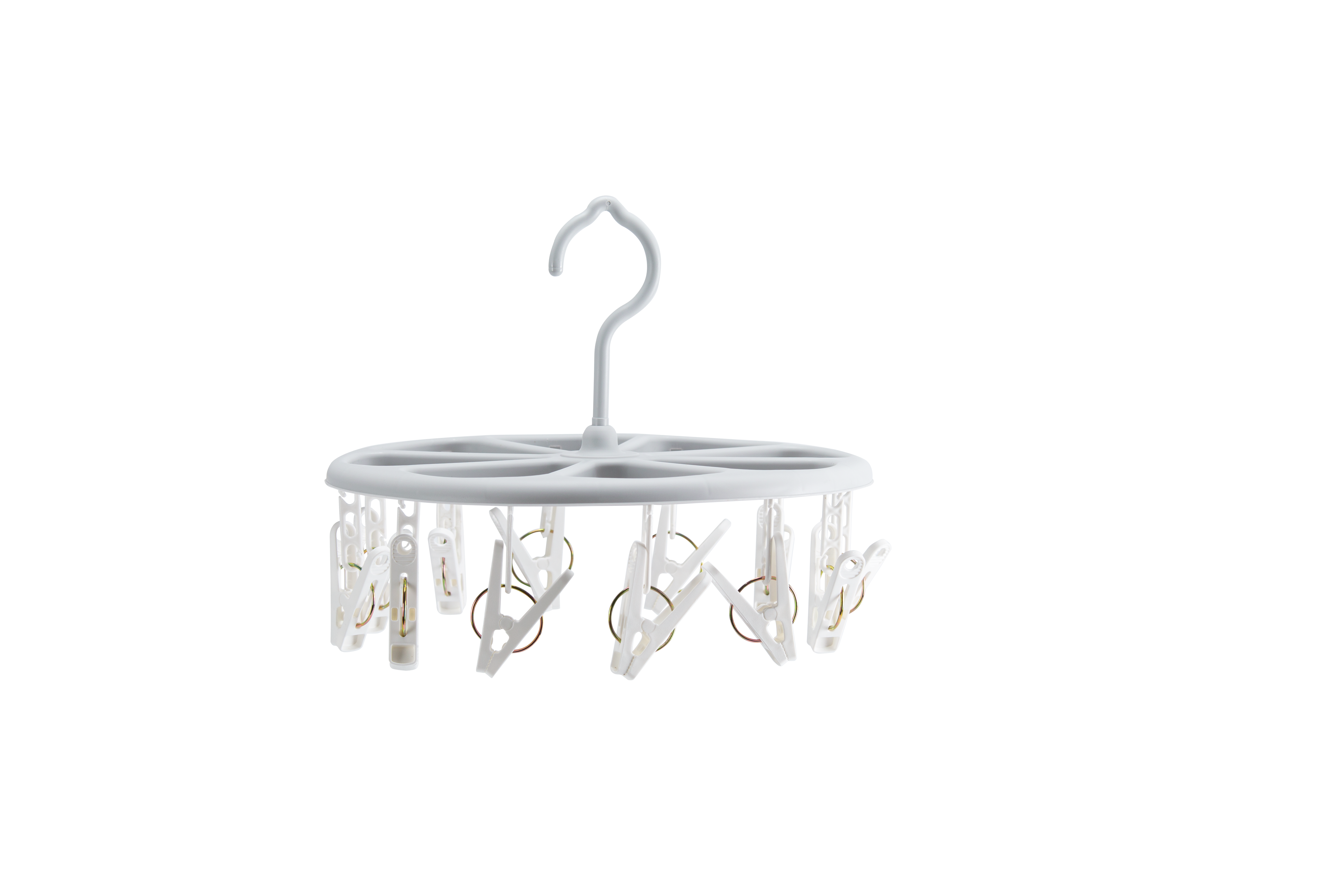 SOLELY SY598 Round Hanging Drying Rack with 12 Clips details