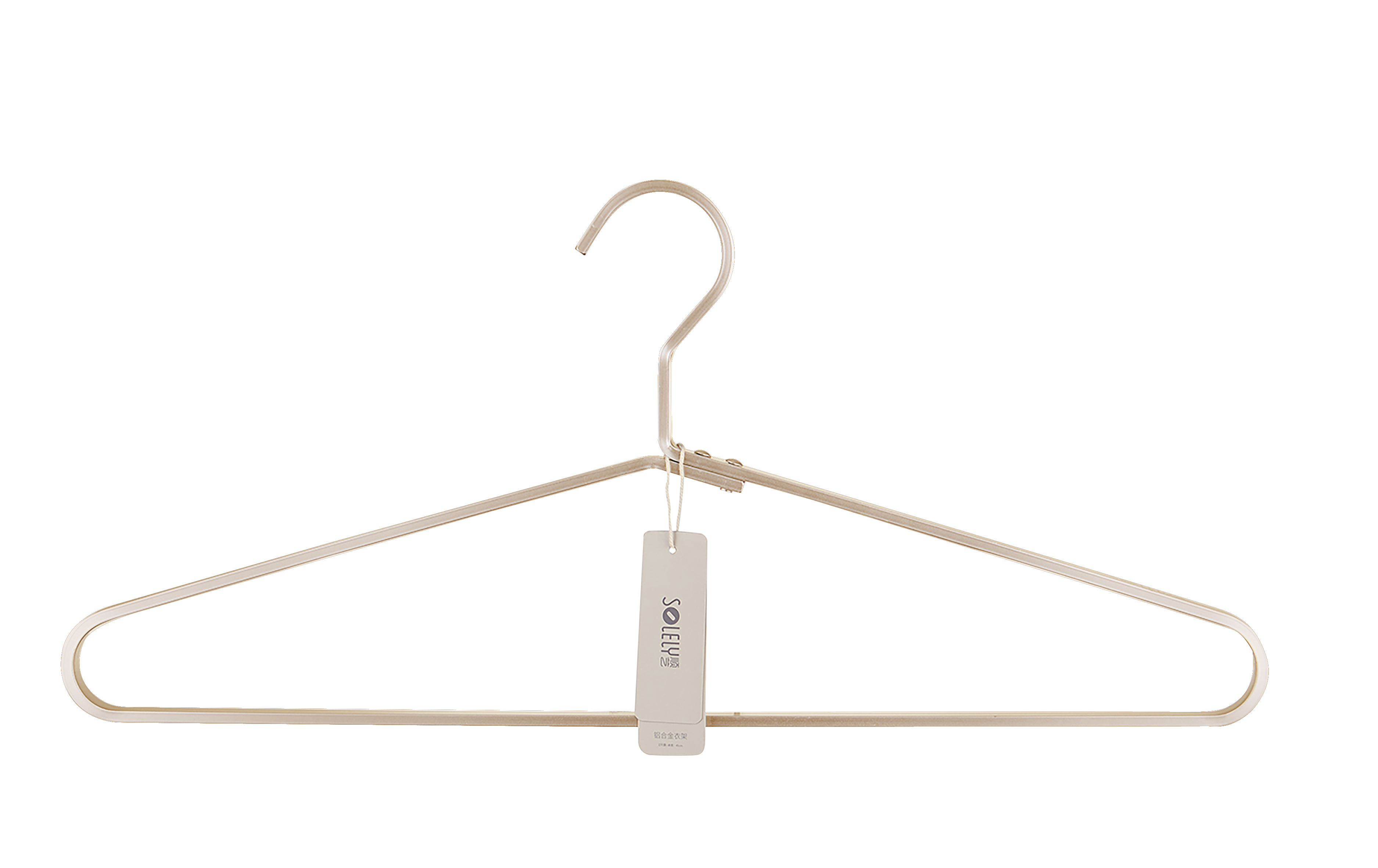 SOLELY SY387 Wide Shoulder Aluminum Alloy Hanger manufacture