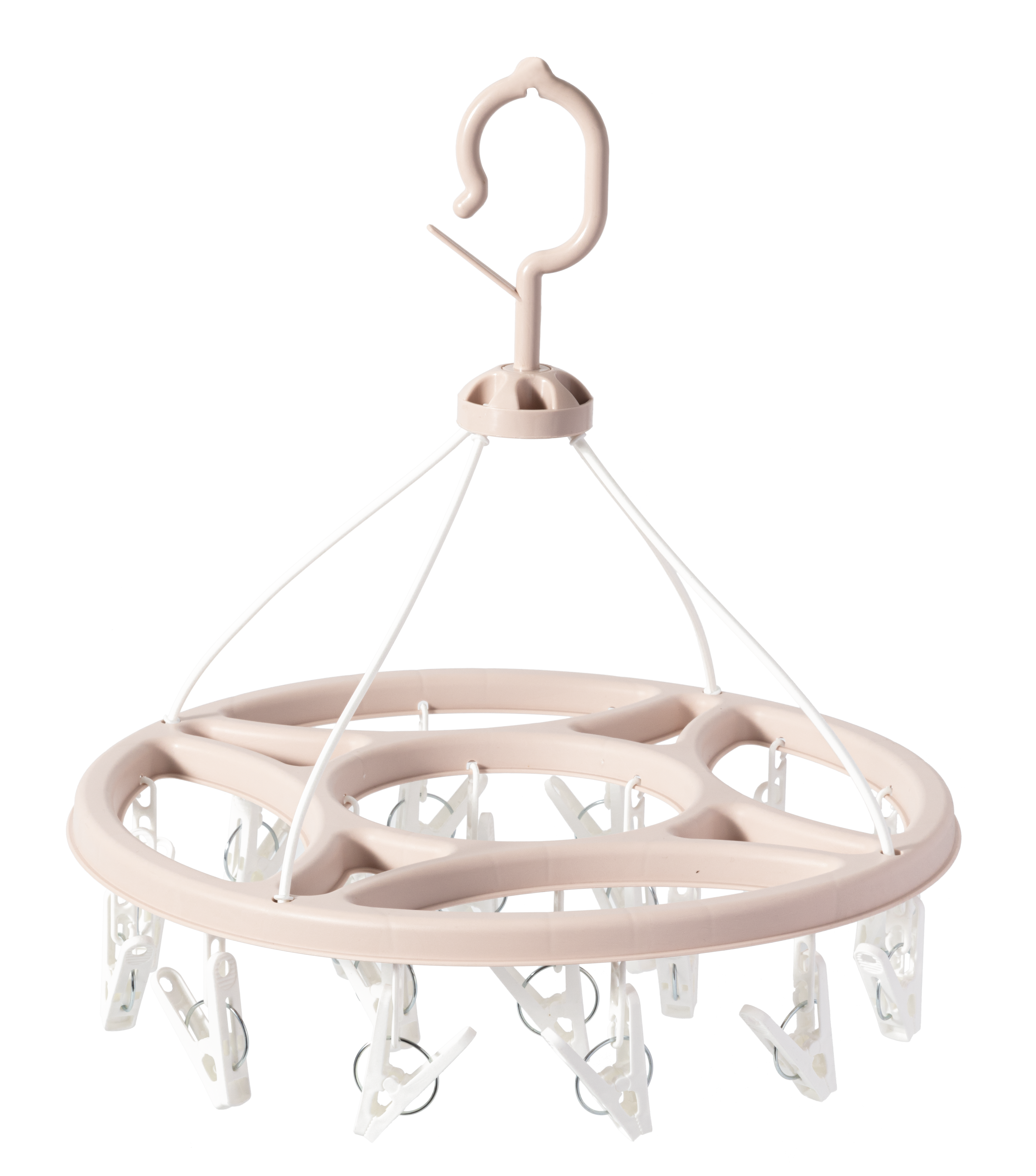 SOLELY SY571 Round Hanging Drying Rack With 18 Clips details