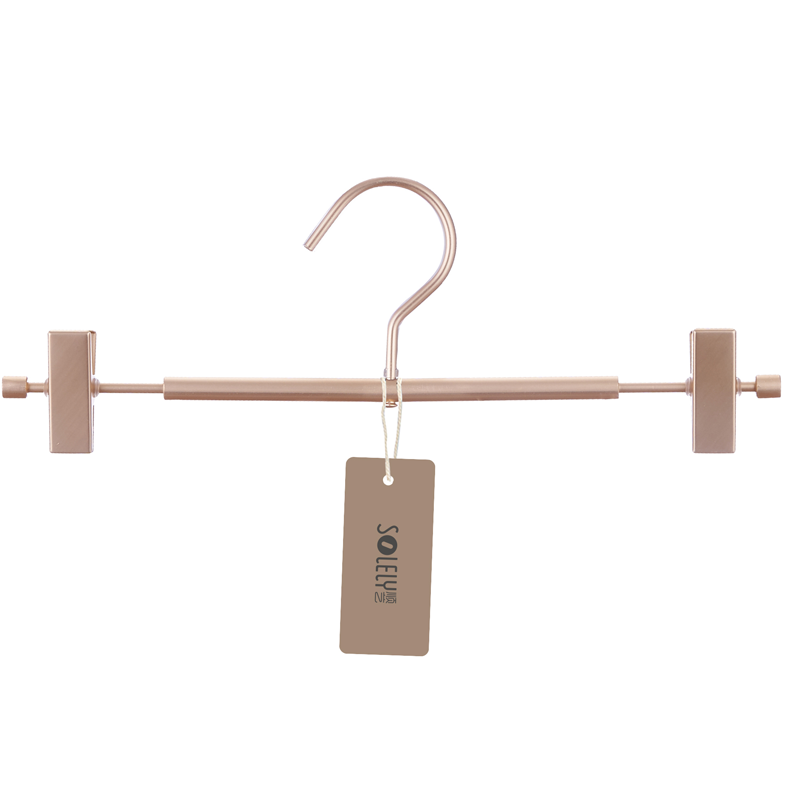 SOLELY Factory's Hot Sale Aluminum Alloy Trousers Clip Hanger Wardrobe Balcony Bathroom Living room factory
