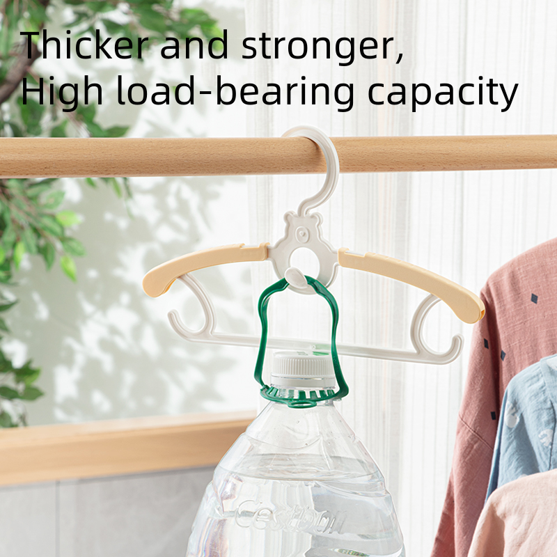 Hot Sale Custom Plastic Kids Extendable non-slip colorful Hanger for Coat Use in Wardrobe for Living Room Balcony Clothing factory
