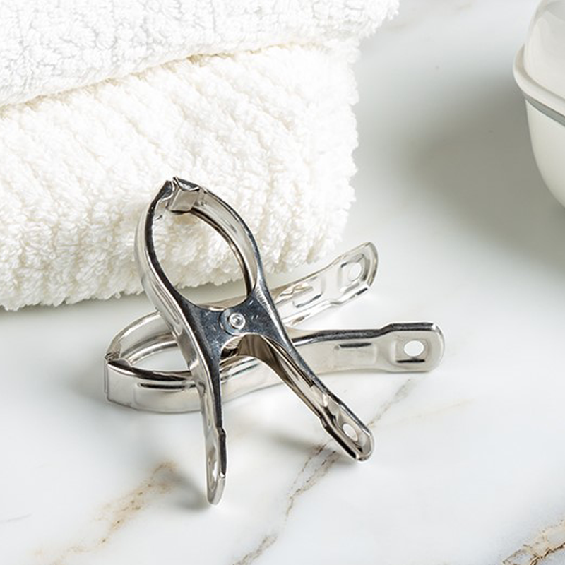SOLELY Factory's Hot Sale Large Stainless Steel Quilt Clips Pins Pegs Wardrobe Balcony Bathroom Living room manufacture