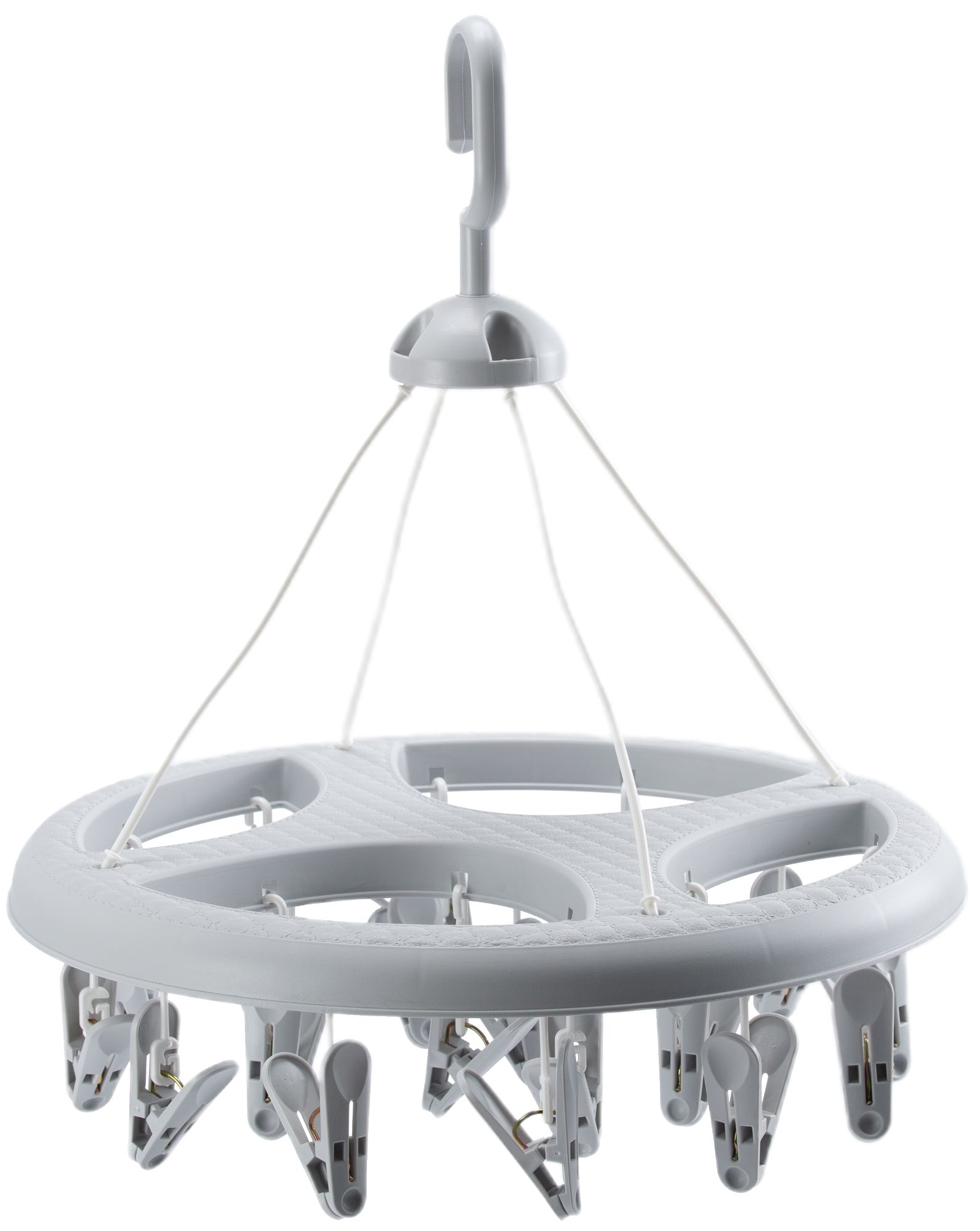 SLEGS SY595 Verdikte Ronde Hangende Droogrek met 20 Klipe