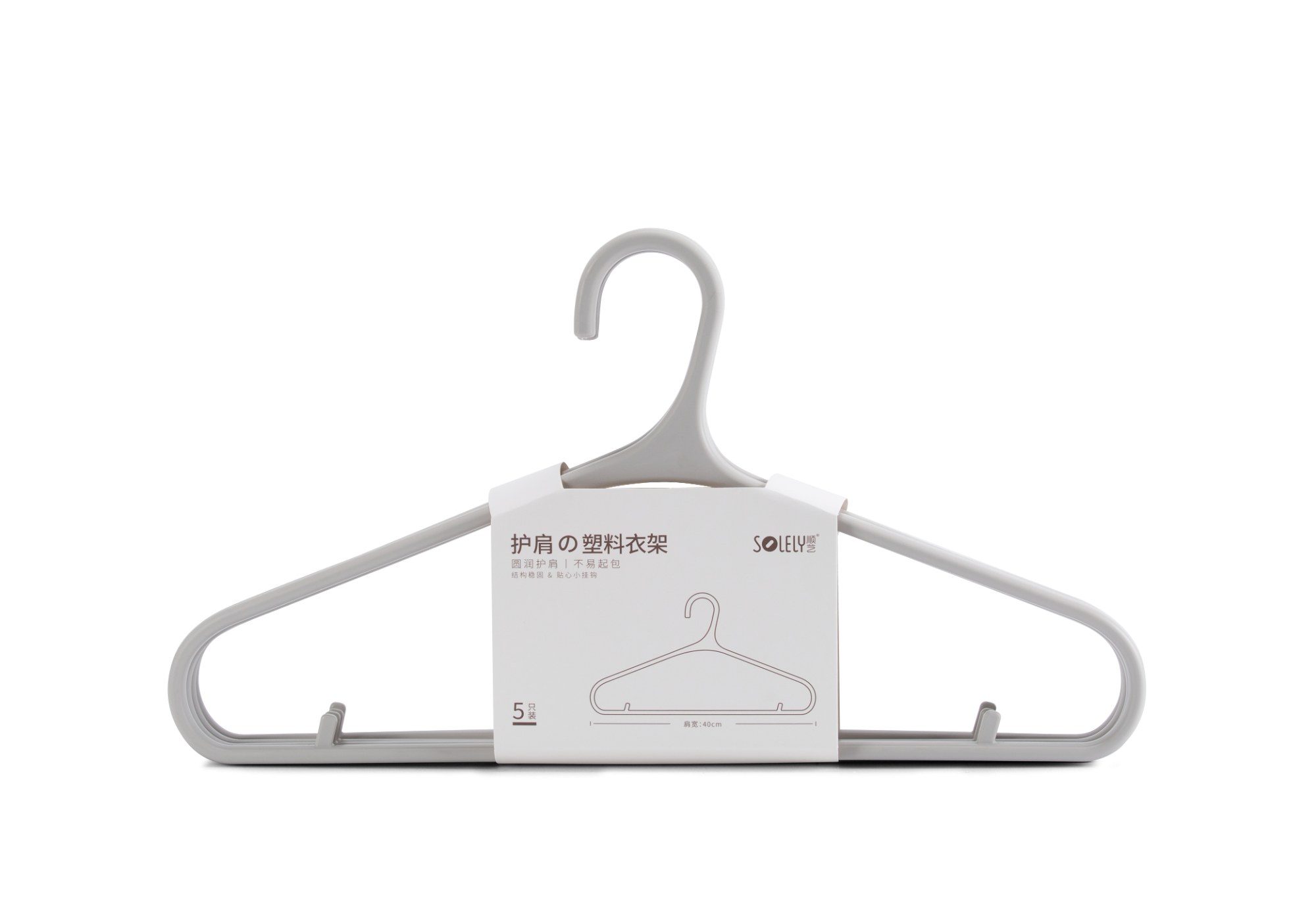 SOLELY SY943 Japanischer Stil Einfacher Plastikbügel