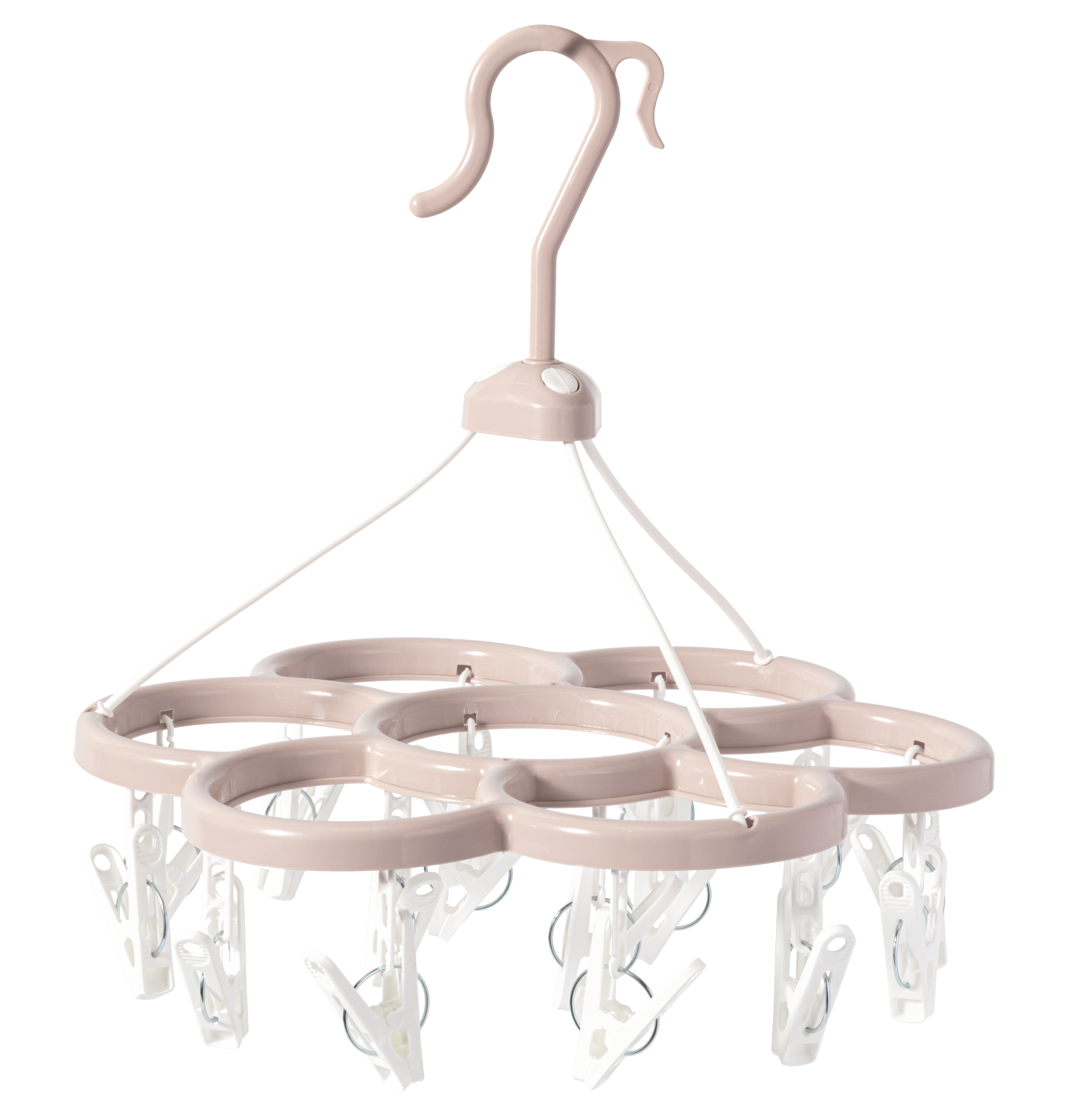 SOLELY SY570 Plum Blossom Shaped Hanging Drying Rack with 16 Clips supplier