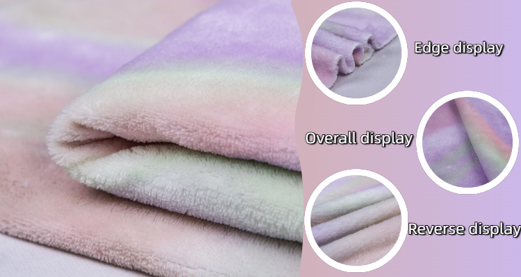 Double Side Printed Coral Fleece Fabric manufacture